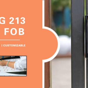 ABS NTAG213 NFC Key Fob With Logo