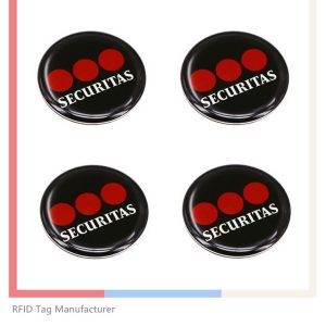 Black PET RFID Sticker 13.56MHz