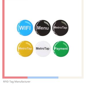 Custom epoxy NFC tags
