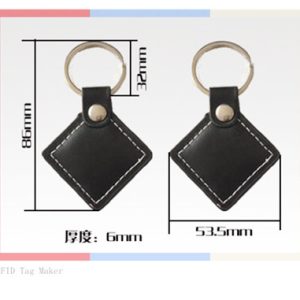 RFID Faux Leather Keychain Manufacturer