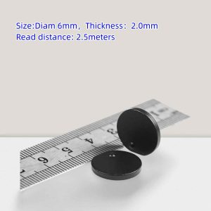 Smart tracker RFID tags 6*2mm used for Small asset tracking
