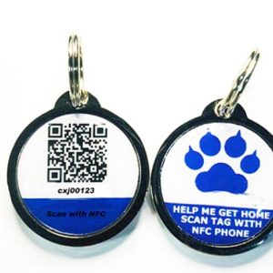 Custom NFC dog tags