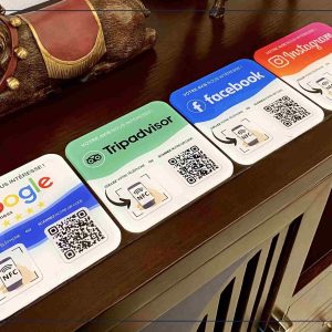 Custom On-Metal NFC Plastic Stickers