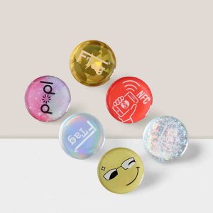 Custom printed NFC tag