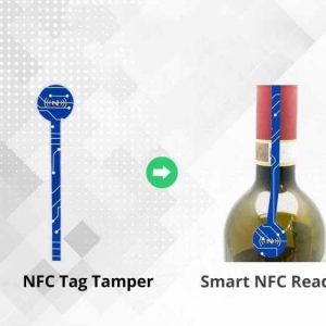 Custom NTAG424 DNA TT Wine Bottle Sticker