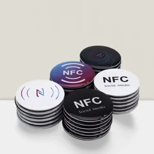 Black PET Logo NFC Sticker NTAG216 Square 35mm manufacturer